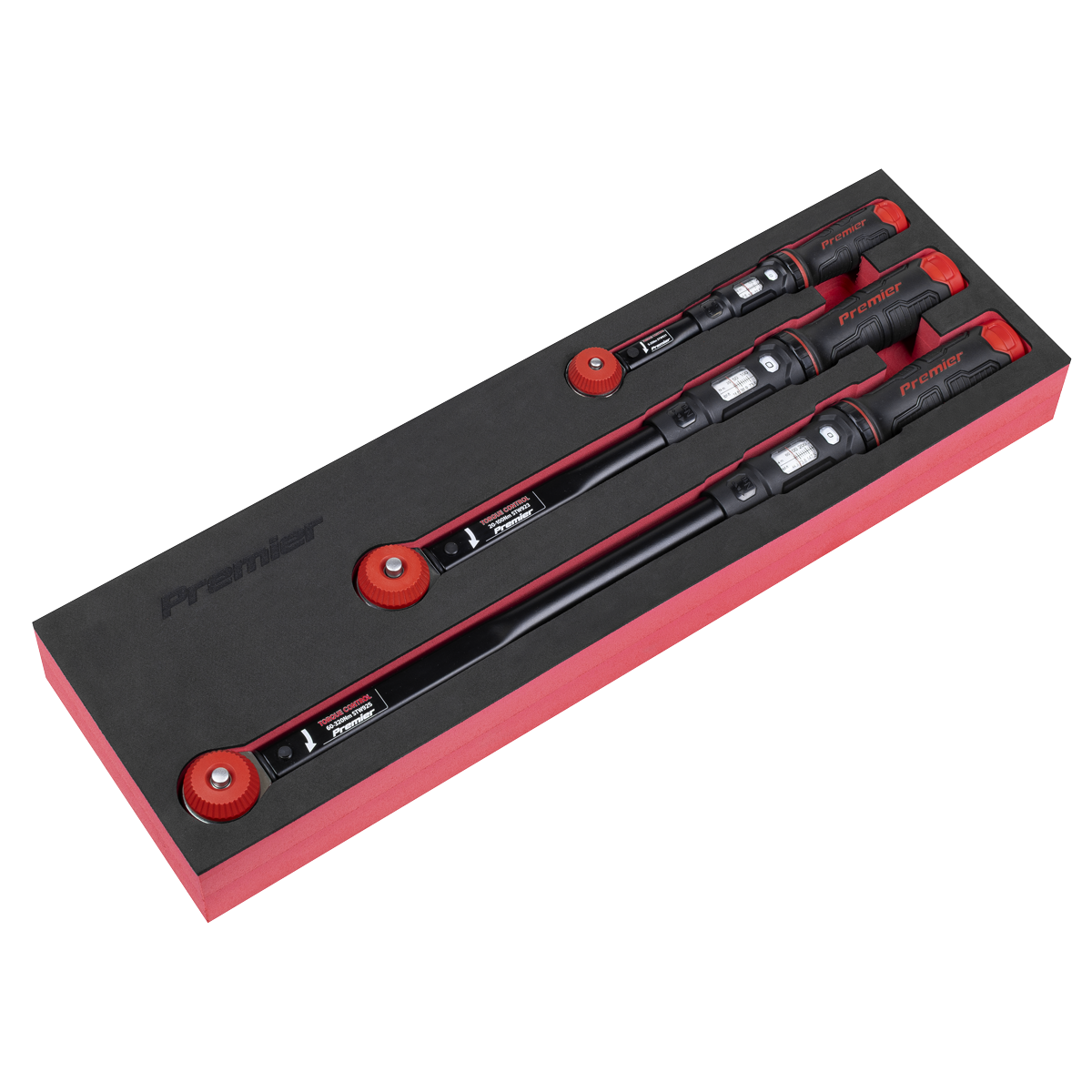 Premier Black STW920SET Premier Black Calibrated Micrometer Torque Wrench Set 3pc