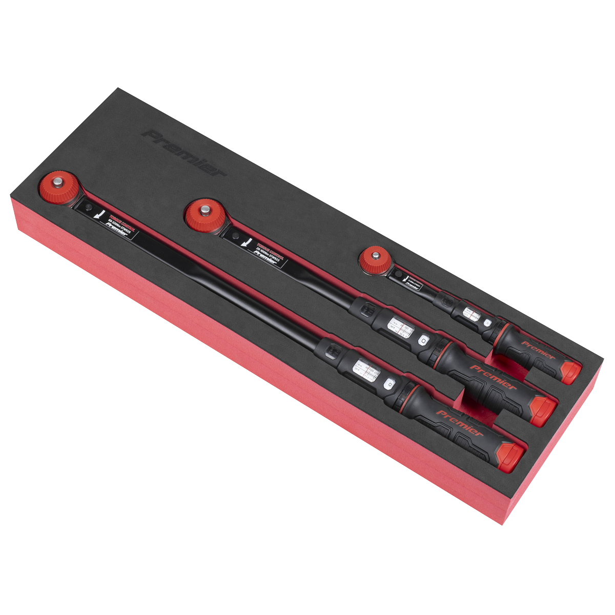 Premier Black STW920SET Premier Black Calibrated Micrometer Torque Wrench Set 3pc