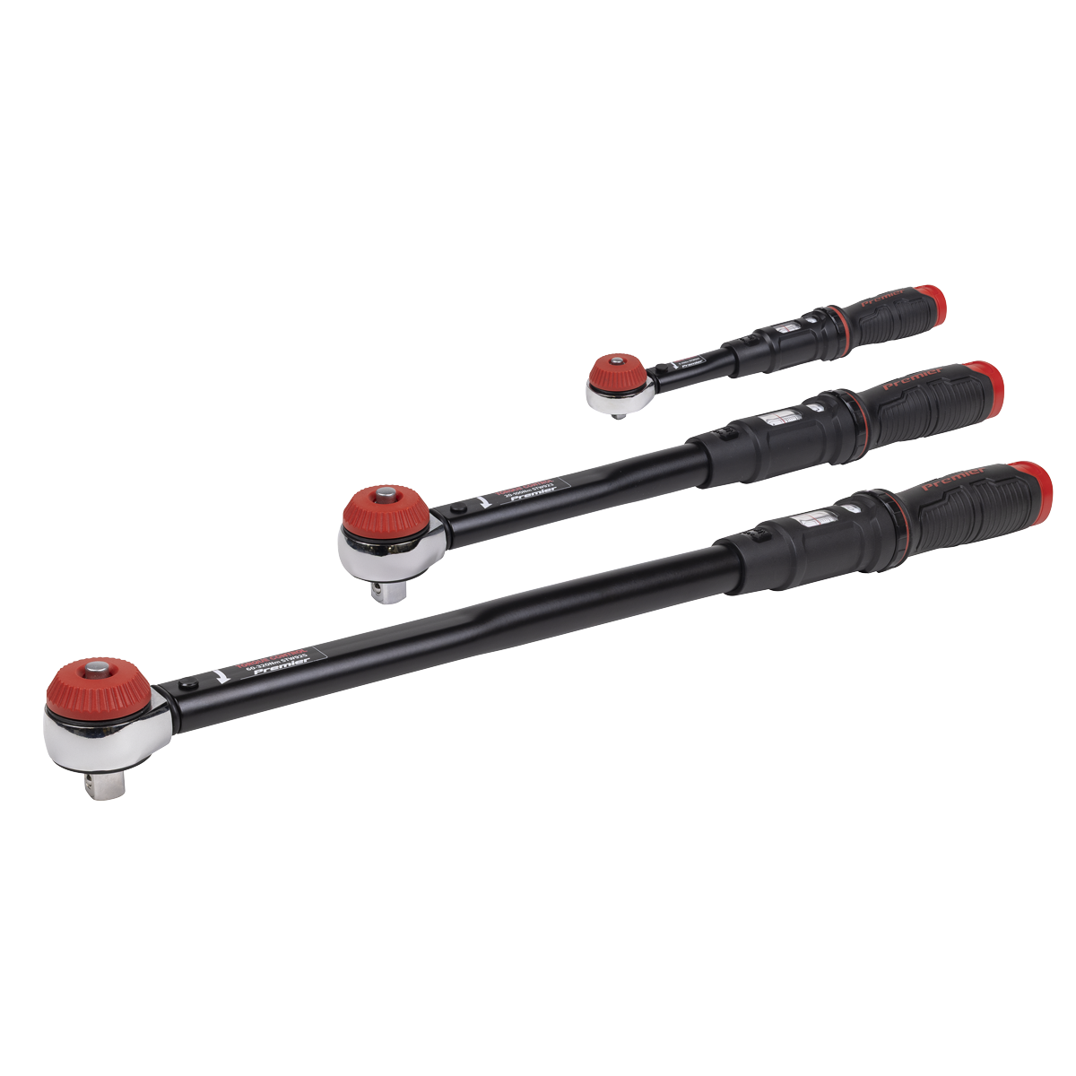 Premier Black STW920SET Premier Black Calibrated Micrometer Torque Wrench Set 3pc