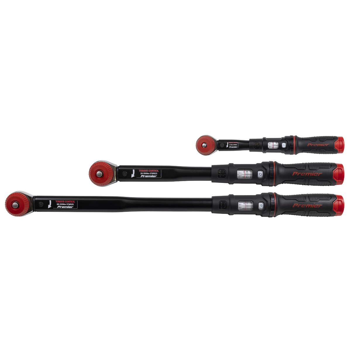 Premier Black STW920SET Premier Black Calibrated Micrometer Torque Wrench Set 3pc
