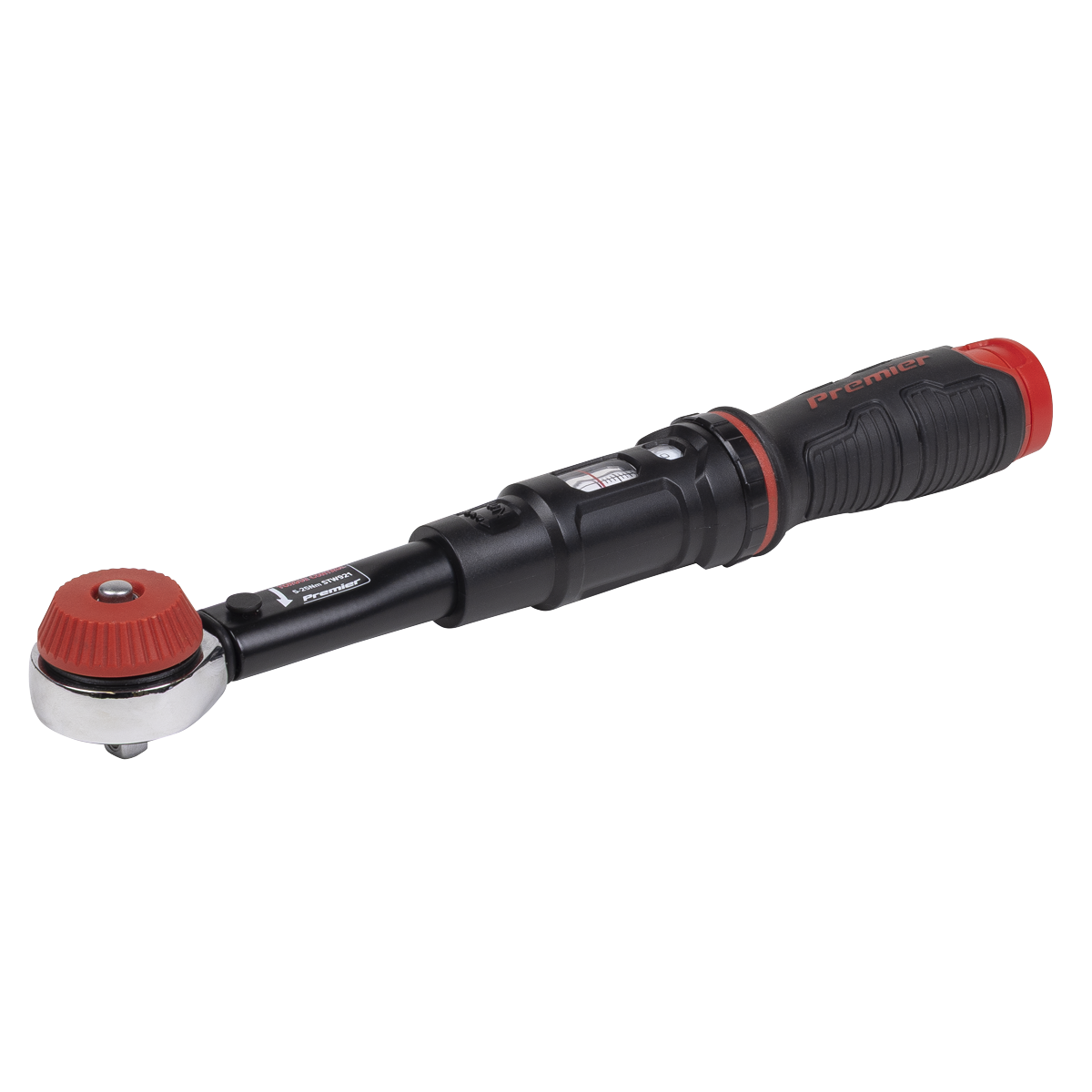 Premier Black STW921 Premier Black Calibrated Micrometer Torque Wrench with 1/4"Sq Push-Through Drive 5-25Nm