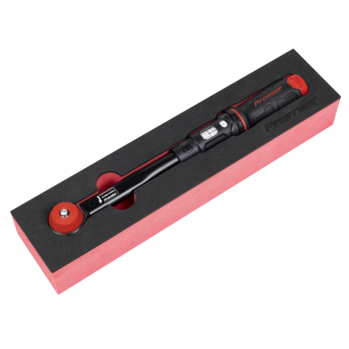 Premier Black STW922 Premier Black Calibrated Micrometer Torque Wrench with 3/8"Sq Push-Through Drive 10-50Nm