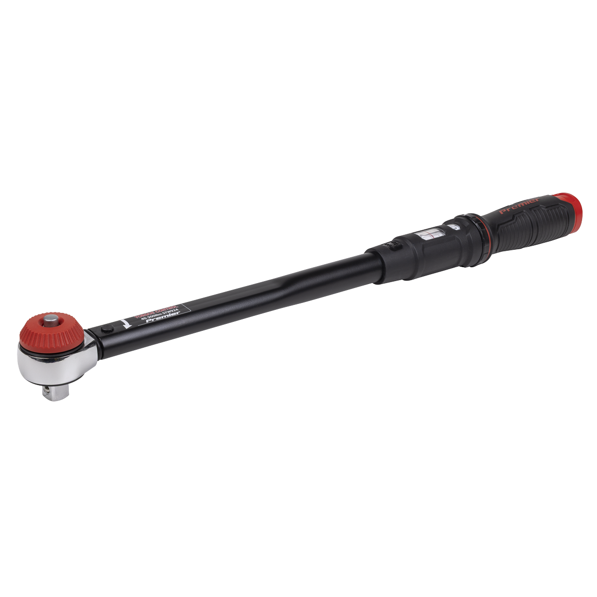 Premier Black STW924 Premier Black Calibrated Micrometer Torque Wrench with 1/2"Sq Push-Through Drive 40-200Nm