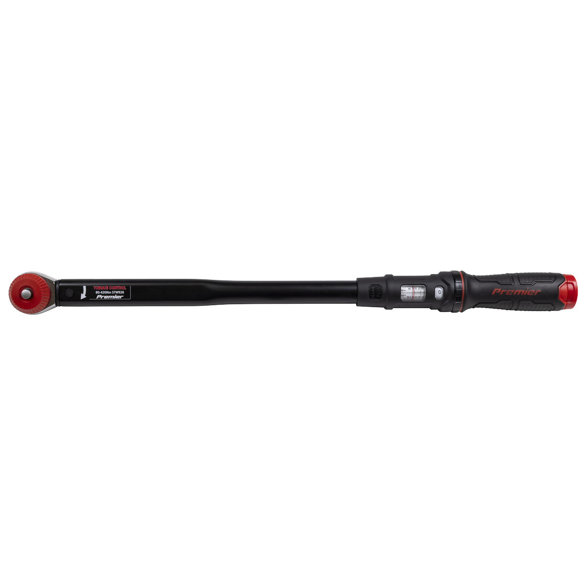 Premier Black STW926 Premier Black Calibrated Micrometer Torque Wrench with 1/2"Sq Push-Through Drive 80-420Nm