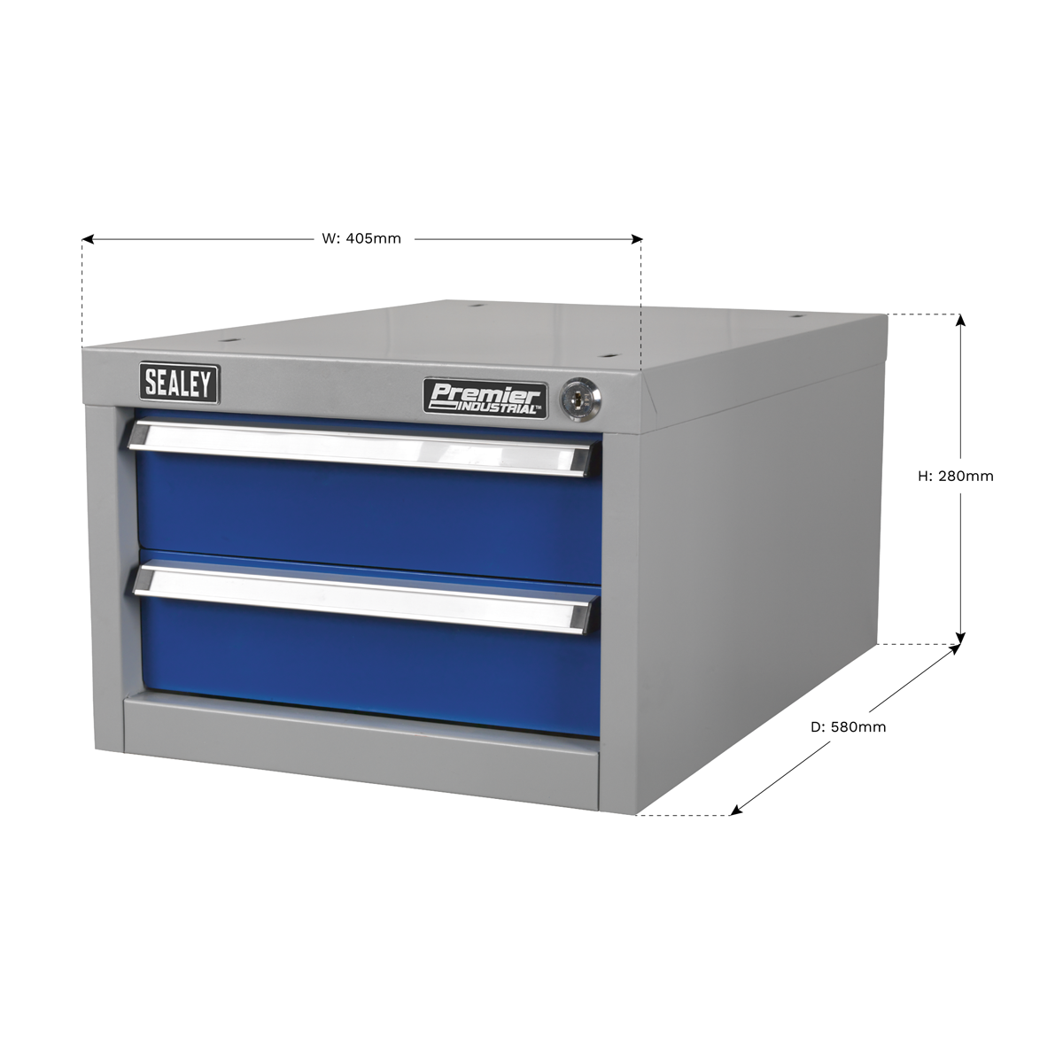 Premier Industrial API15 Premier Industrial™ Double Drawer Unit for API Series Workbenches