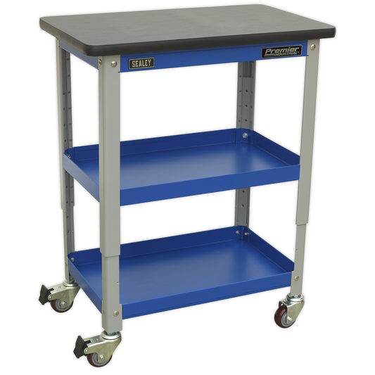 Premier Industrial API2103 Premier Industrial™ Workshop Trolley 3-Level
