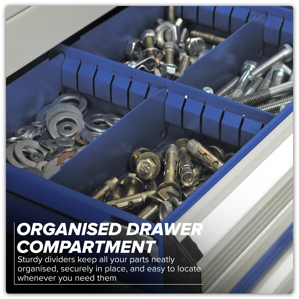 Premier Industrial API5657B Premier Industrial™ Mobile Industrial Cabinet 5 Drawer