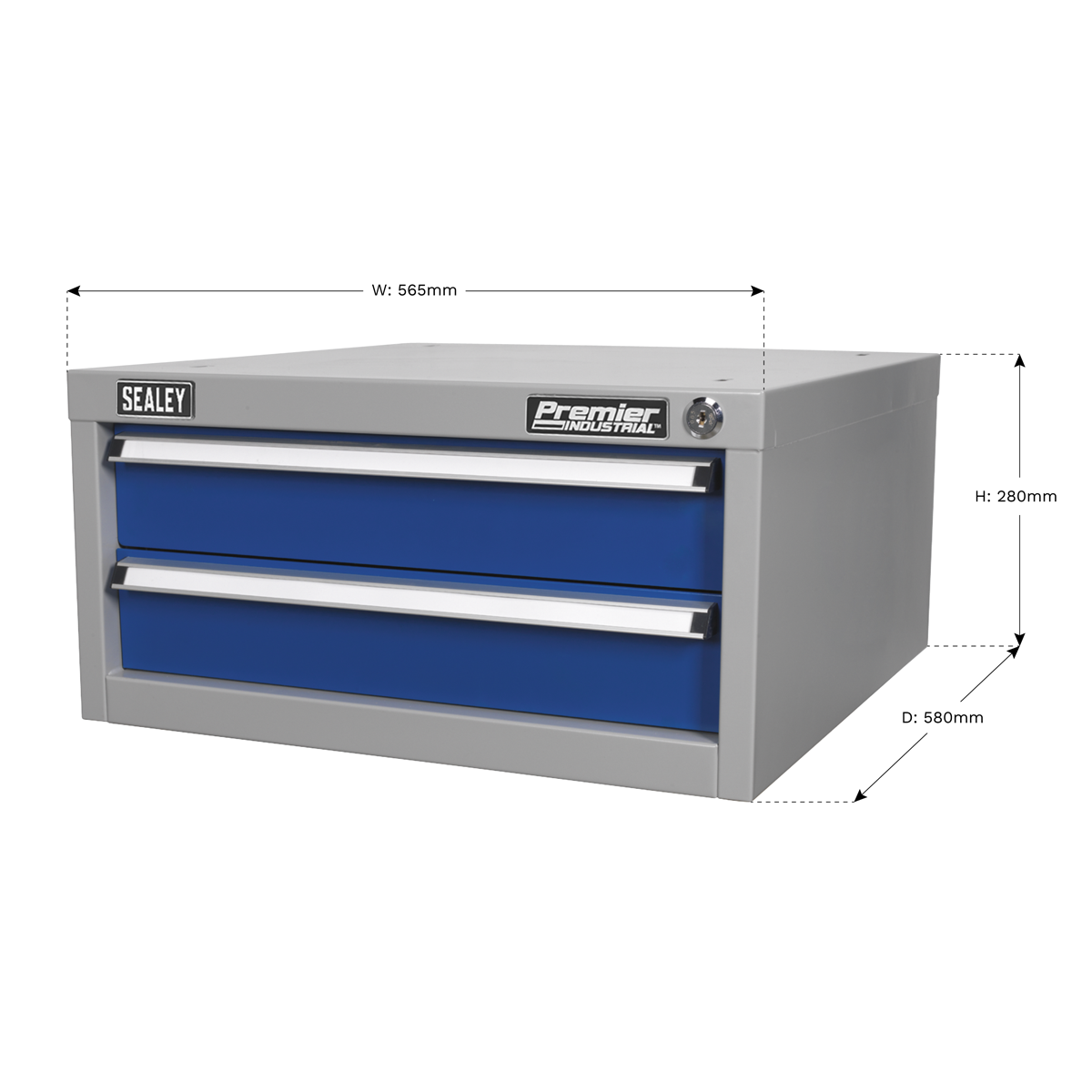 Premier Industrial API9 Premier Industrial™ Double Drawer Unit for API Series Workbenches