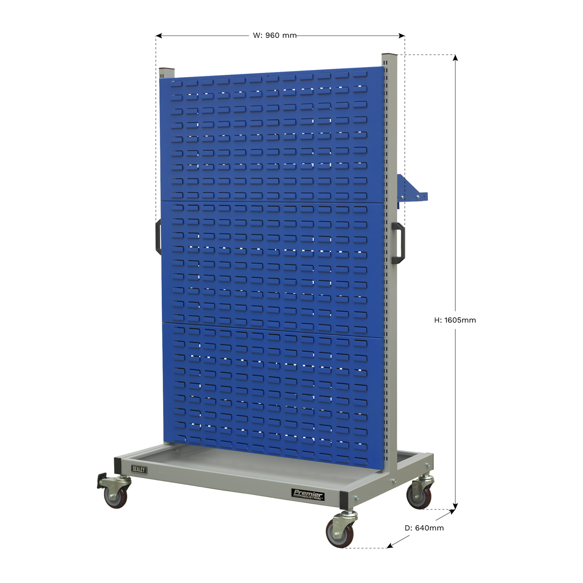 Premier Industrial APICCOMBO1 Premier Industrial™ Mobile Storage System with Shelf