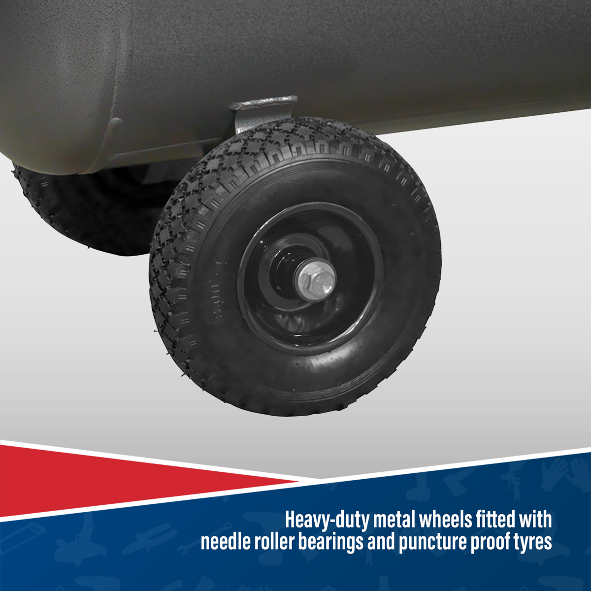 Premier Industrial SAC3153B Premier 150L Belt Drive Air Compressor with Front Control Panel 3hp