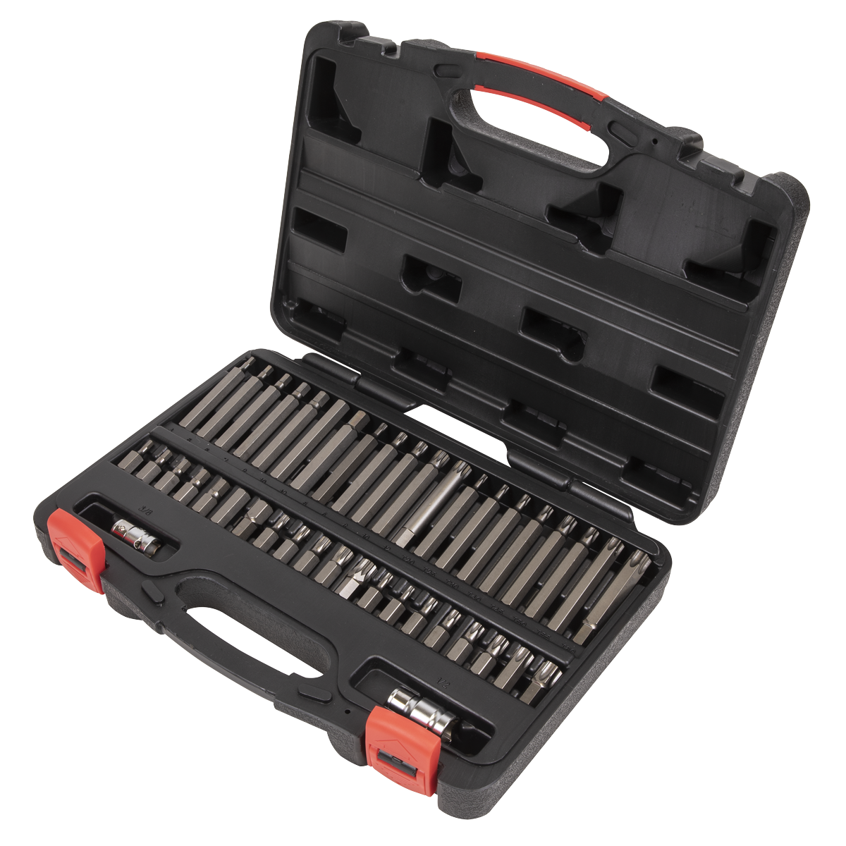 Premier Platinum AK21942P Premier TRX-Star*/Hex/Spline Bit Set 3/8" & 1/2"Sq Drive 42pc