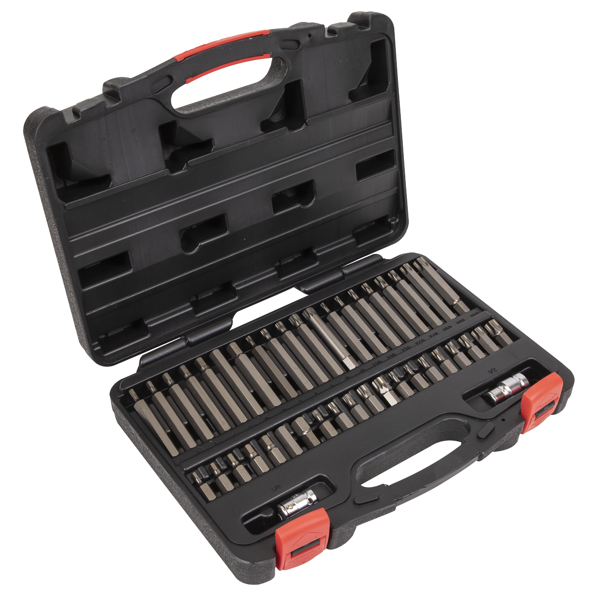 Premier Platinum AK21942P Premier TRX-Star*/Hex/Spline Bit Set 3/8" & 1/2"Sq Drive 42pc