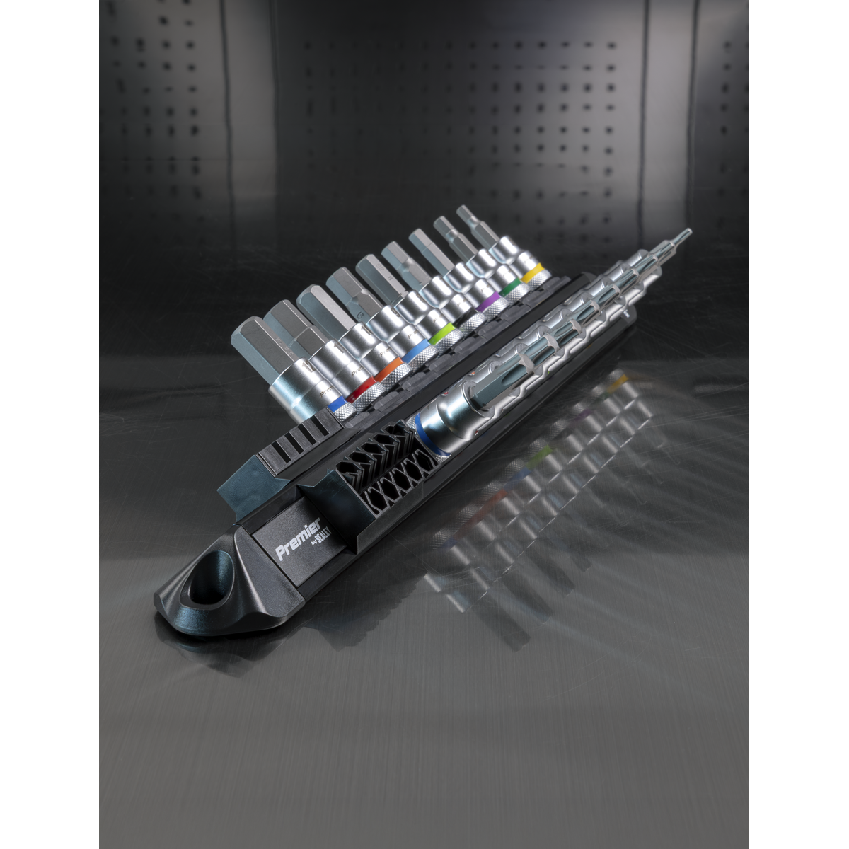 Premier Platinum AK6252 Premier Platinum Series Hex & TRX-Star* Socket Bit Set 3/8"Sq Drive 18pc