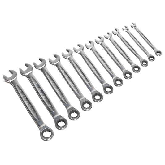 Premier Platinum AK63922 Premier Platinum Combination Ratchet Spanner Set 12pc
