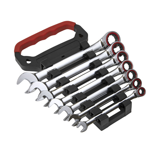 Premier Platinum AK63941 Premier Platinum Combination Ratchet Spanner Set 7pc
