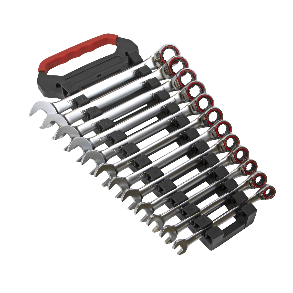 Premier Platinum AK63944 Premier Platinum Reversible Ratchet Combination Spanner Set 12pc