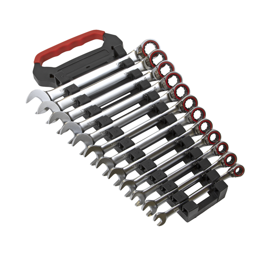 Premier Platinum AK63944 Premier Platinum Reversible Ratchet Combination Spanner Set 12pc