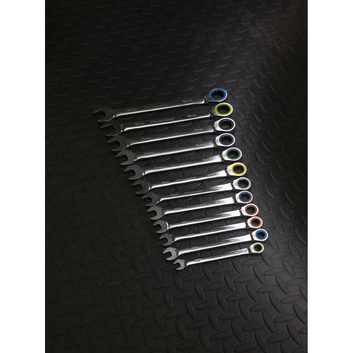 Premier Platinum AK63949 Premier Platinum Combination Ratchet Spanner Set 12pc