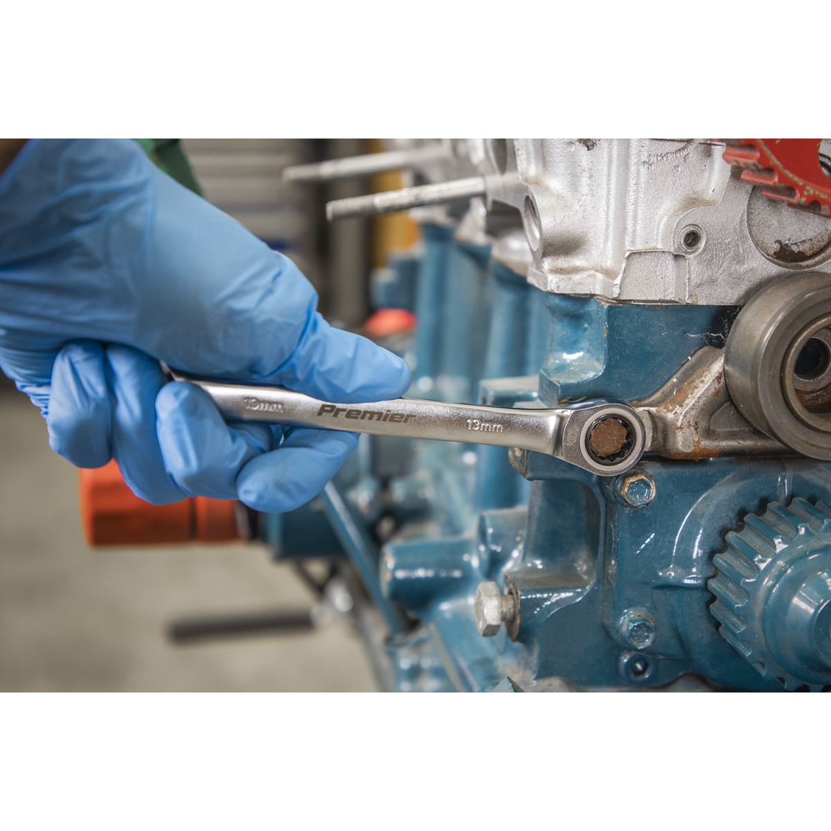 Premier Platinum AK63949 Premier Platinum Combination Ratchet Spanner Set 12pc