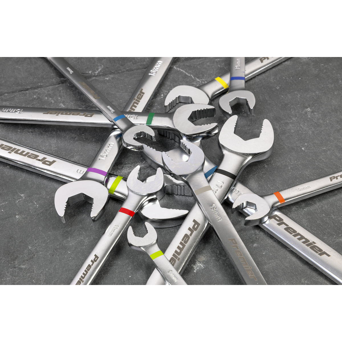 Premier Platinum AK63950 Premier Platinum Anti-Slip Combination Spanner Set 12pc