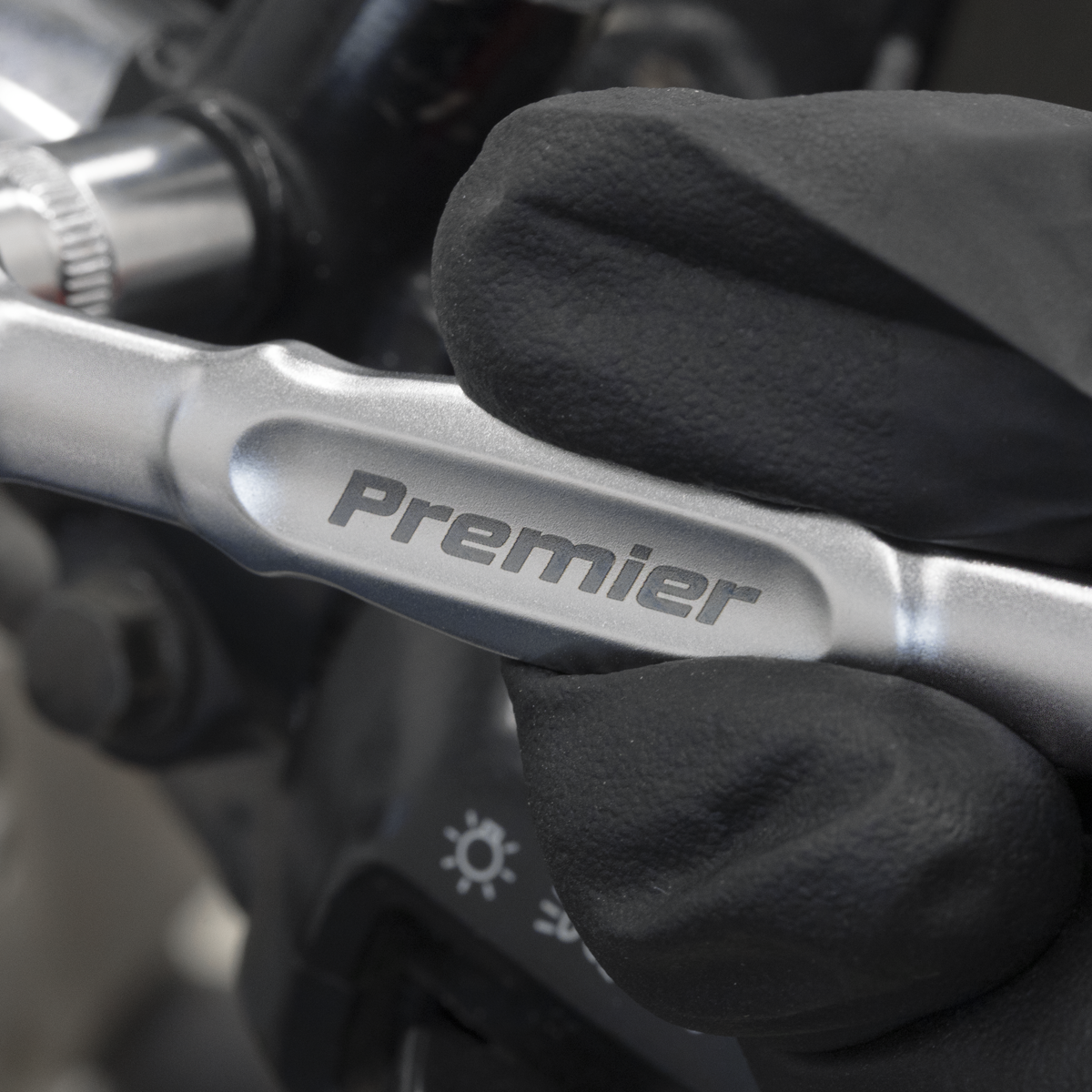 Premier Platinum AK6972 Micro Ratchet Bit Driver & Wrench 1/4"Sq & 1/4"Hex Drive