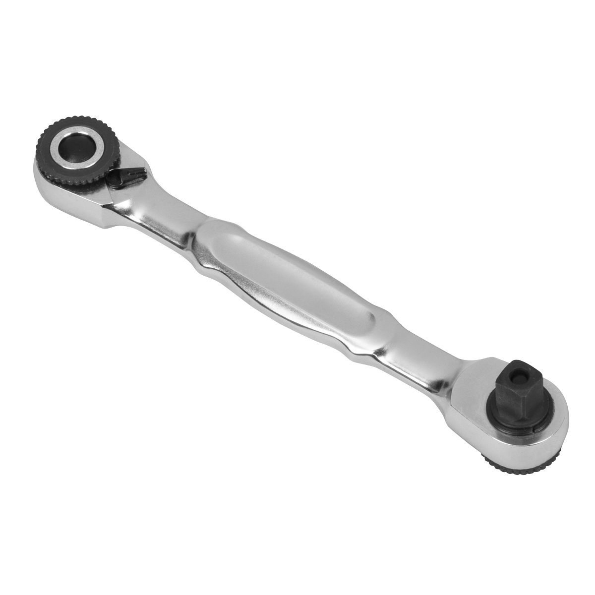 Premier Platinum AK6972 Micro Ratchet Bit Driver & Wrench 1/4"Sq & 1/4"Hex Drive