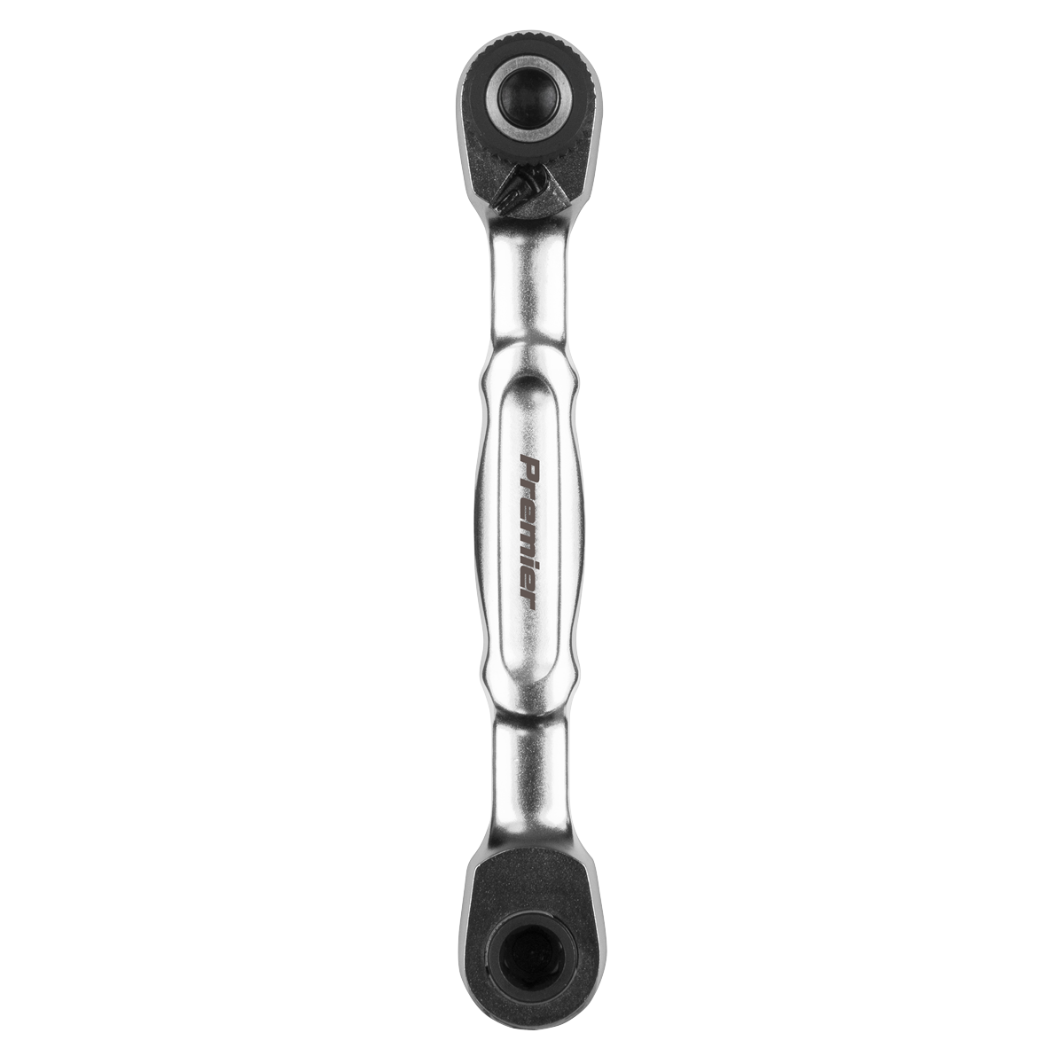 Premier Platinum AK6972 Micro Ratchet Bit Driver & Wrench 1/4"Sq & 1/4"Hex Drive