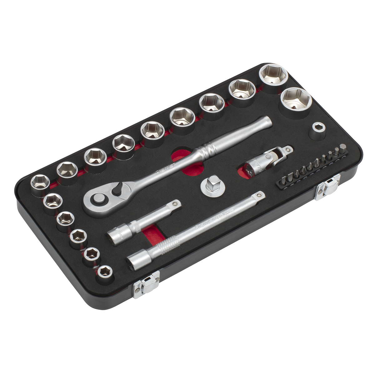 Premier Platinum AK7921 Premier Platinum Socket Set 3/8"Sq Drive 31pc