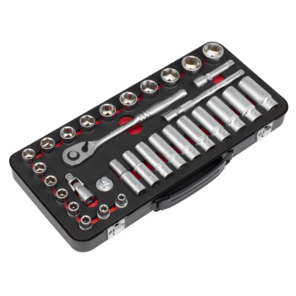 Premier Platinum AK7922 Premier Platinum Socket Set 3/8"Sq Drive 32pc