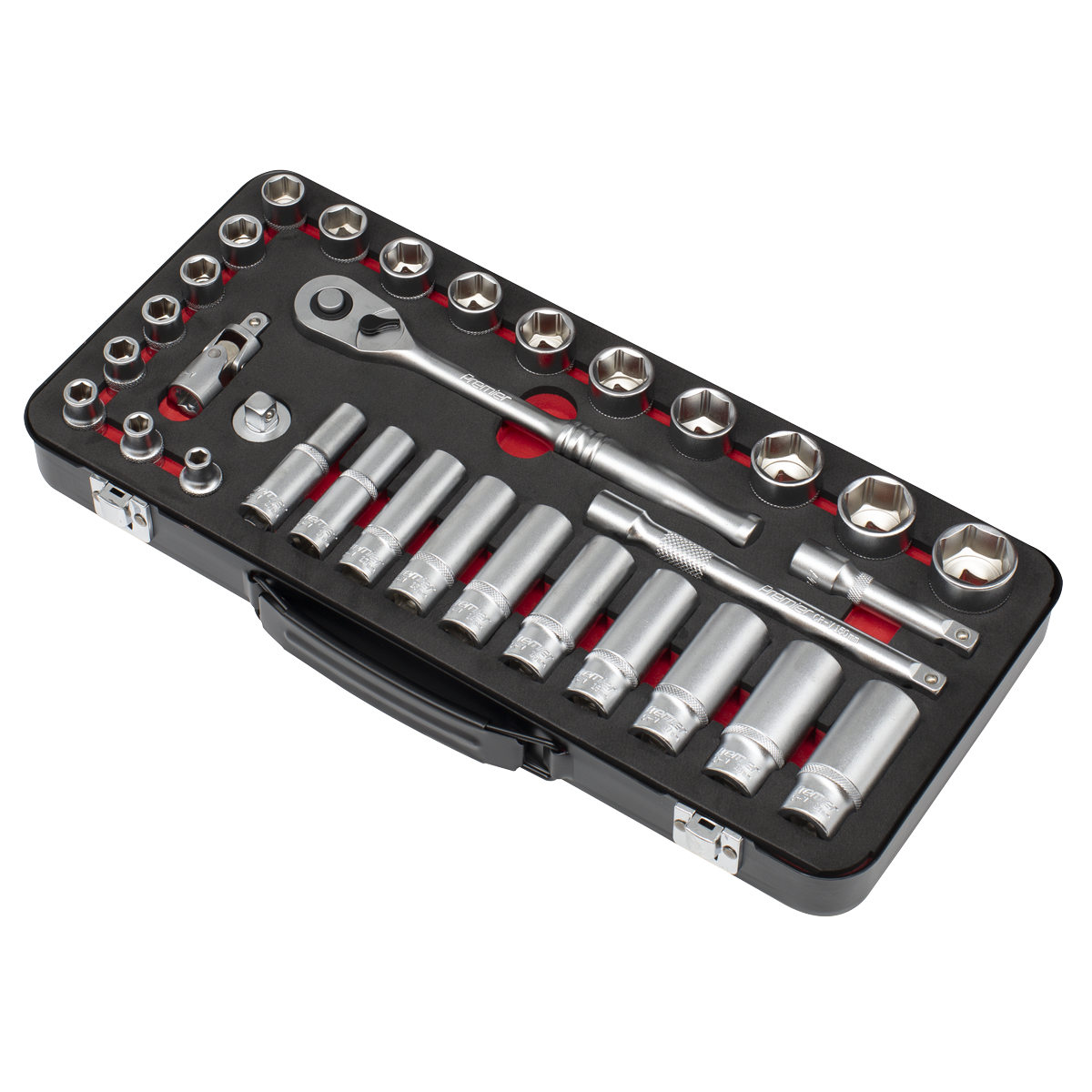 Premier Platinum AK7922 Premier Platinum Socket Set 3/8"Sq Drive 32pc