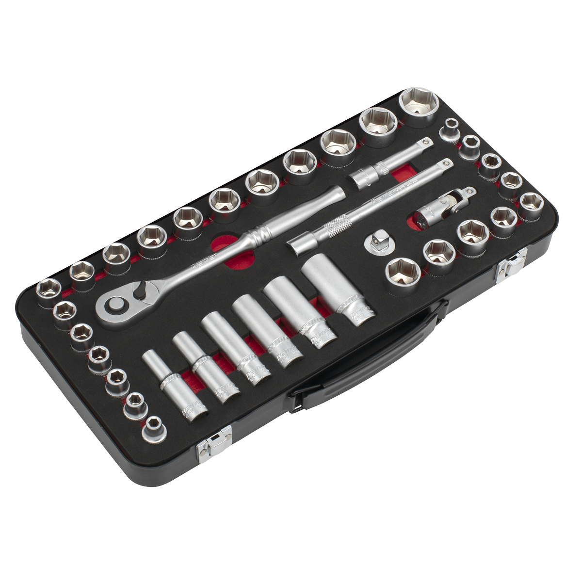 Premier Platinum AK7923 Premier Platinum Metric/Imperial Socket Set 3/8"Sq Drive 37pc