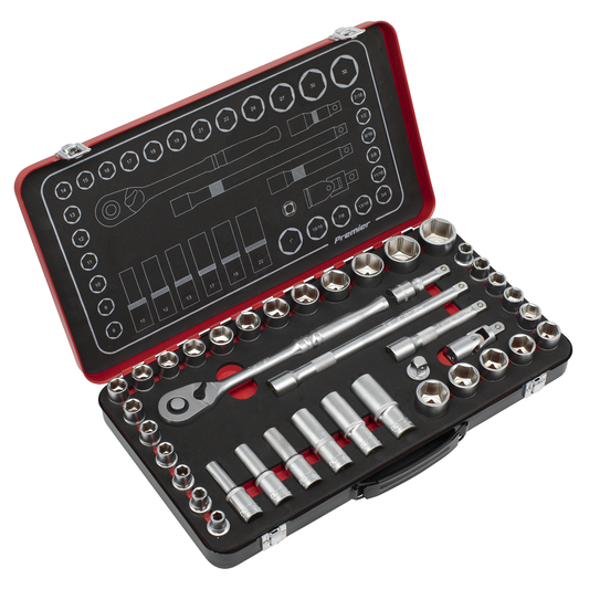 Premier Platinum AK7925 Premier Platinum Metric/Imperial Socket Set 1/2"Sq Drive 40pc