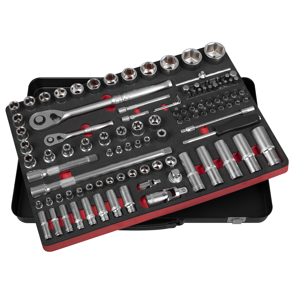 Premier Platinum AK7926 Premier Platinum Socket Set 1/4" & 1/2"Sq Drive 108pc