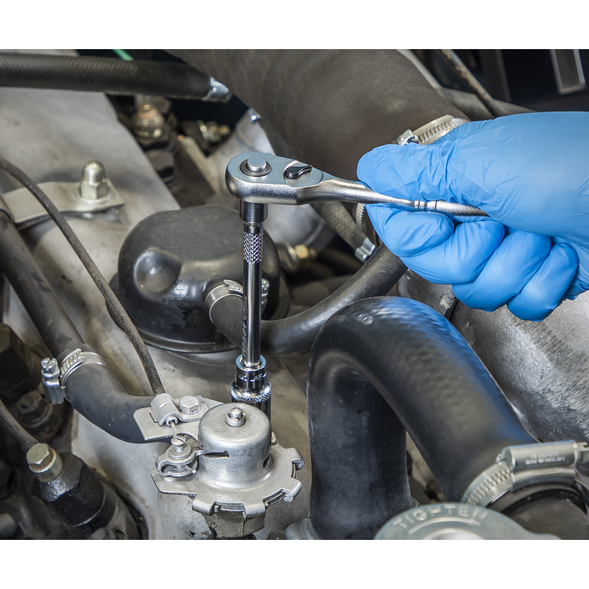 Premier Platinum AK7930 Premier Platinum Ratchet Wrench with Flip Reverse 1/4"Sq Drive 90-Tooth