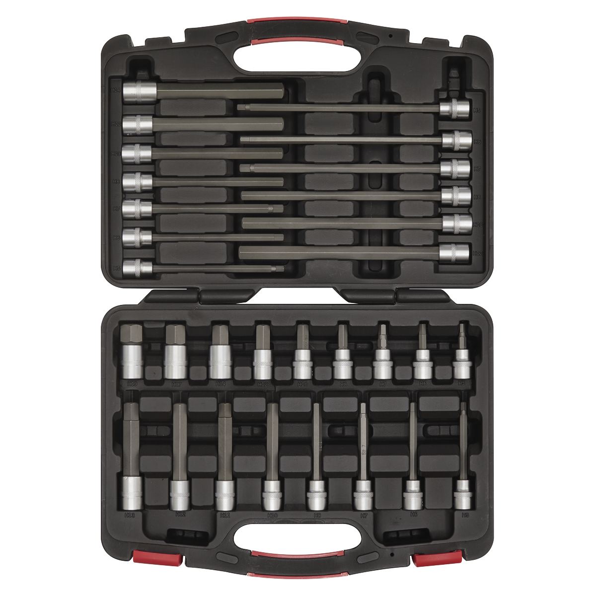 Premier Platinum AK89000 Premier Platinum Hex Socket Bit Set 3/8"Sq Drive 30pc