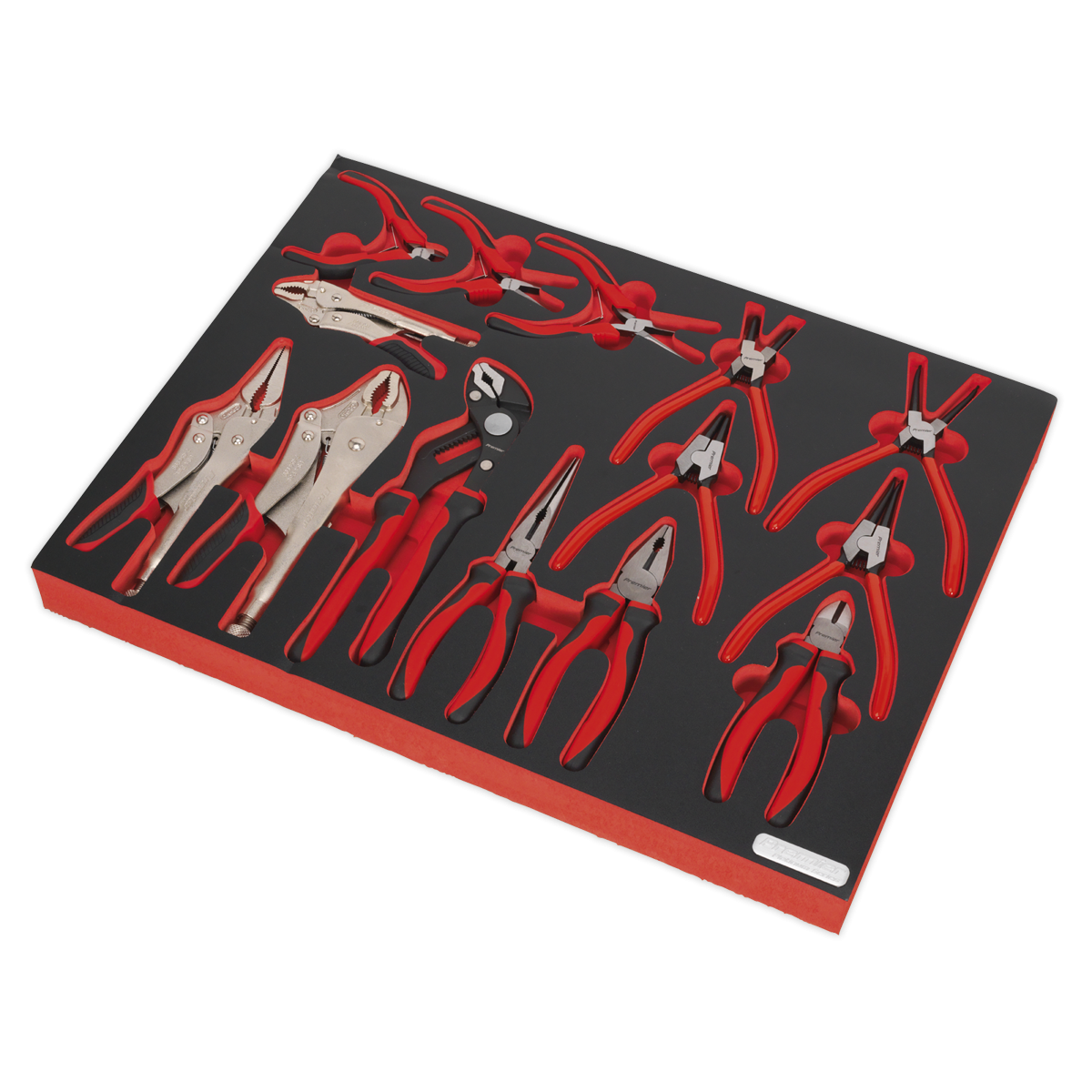 Premier Platinum TBTP05 Premier Platinum Pliers Set with Tool Tray 14pc