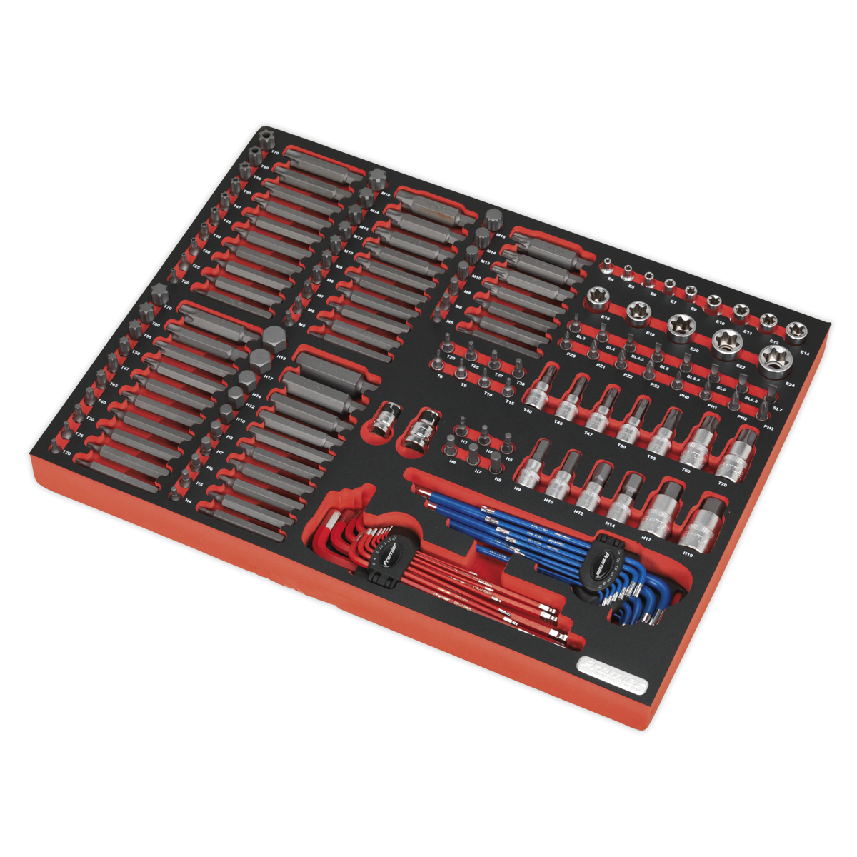 Premier Platinum TBTP07 Premier Platinum Specialised Bit & Socket Set with Tool Tray 177pc