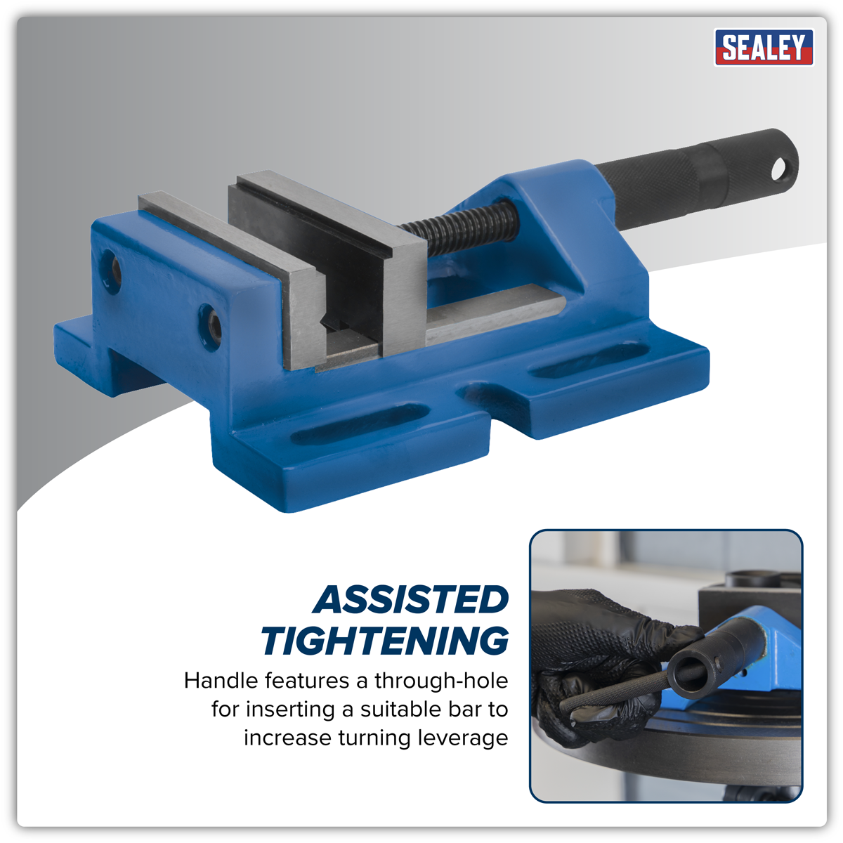 Sealey 100DV Super Drill Vice 100mm Jaw