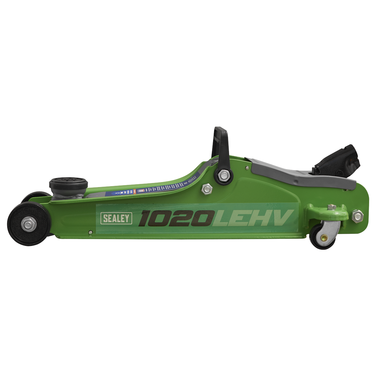 Sealey 1020LEHV Low Profile Short Chassis Trolley Jack 2 Tonne - Green
