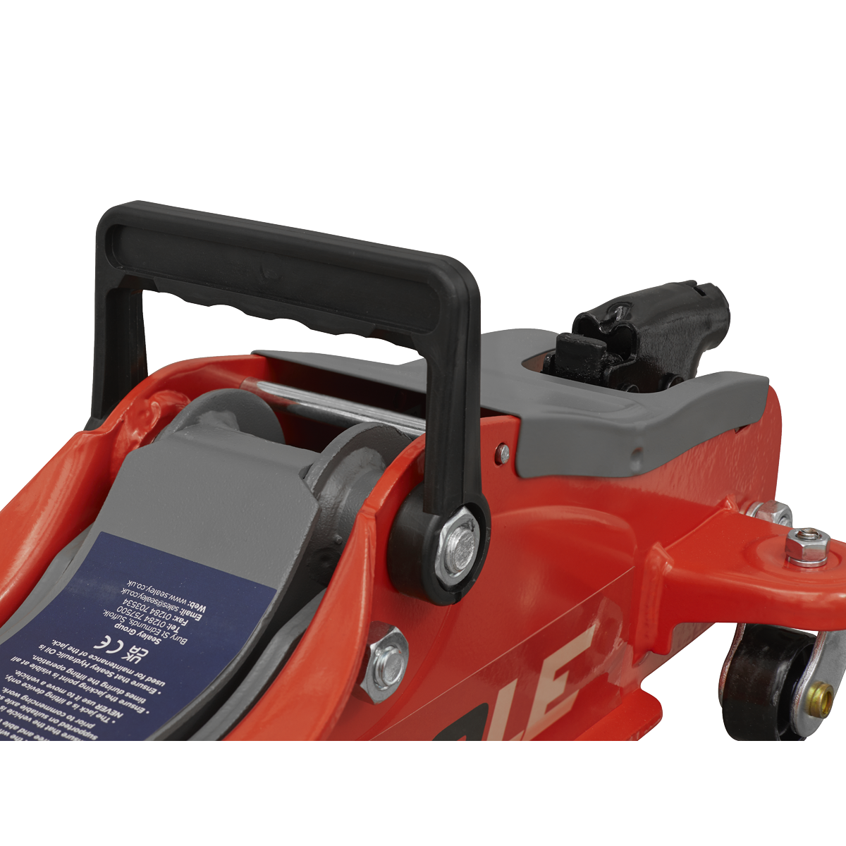 Sealey 1020LE Low Profile Short Chassis Trolley Jack 2 Tonne - Red