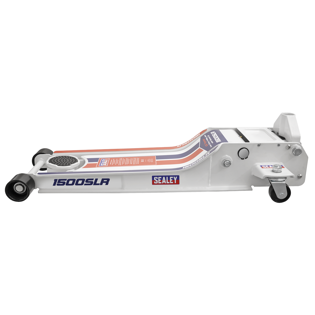 Sealey 1500SLR Low Profile Long Reach Rocket Lift Trolley Jack 1.5 Tonne