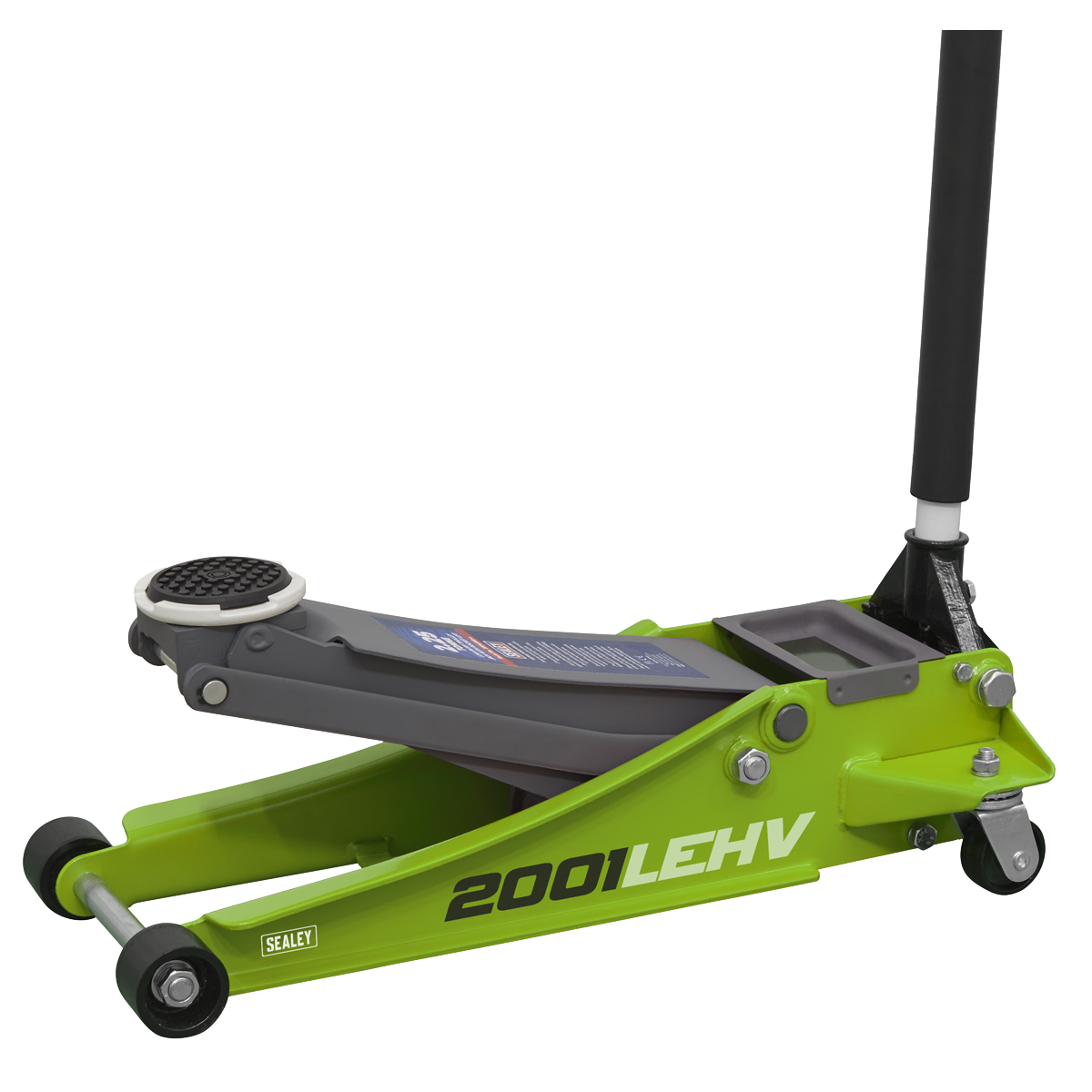 Sealey 2001LEHVCOMBO Trolley Jack & Cordless Impact Wrench Combo - Green