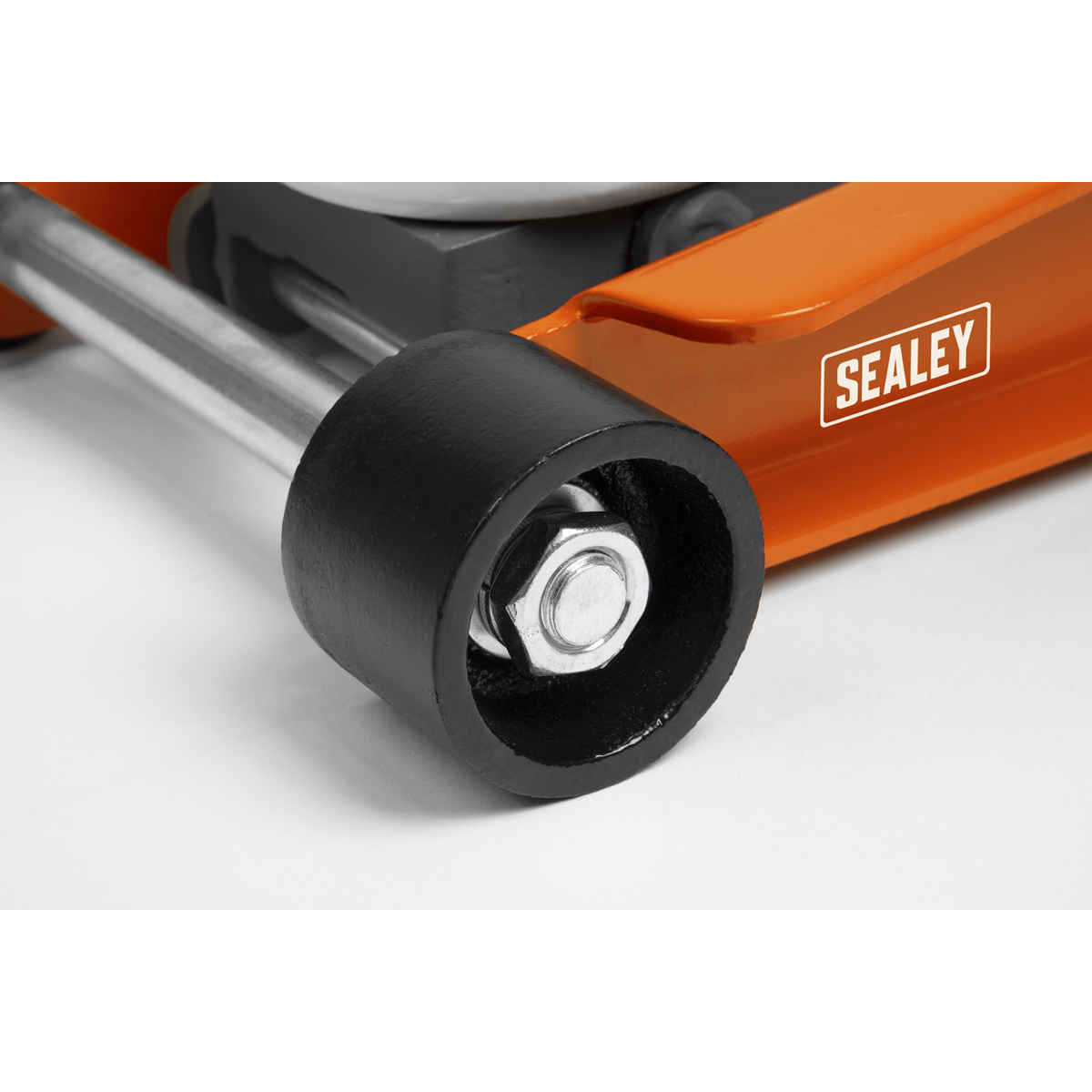 Sealey 2001LEOR Low Profile Trolley Jack with Rocket Lift 2.25 Tonne - Orange