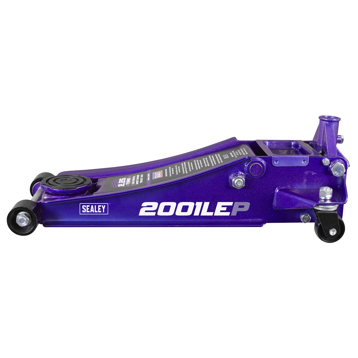 Sealey 2001LEP Low Profile Trolley Jack with Rocket Lift 2.25 Tonne - Purple