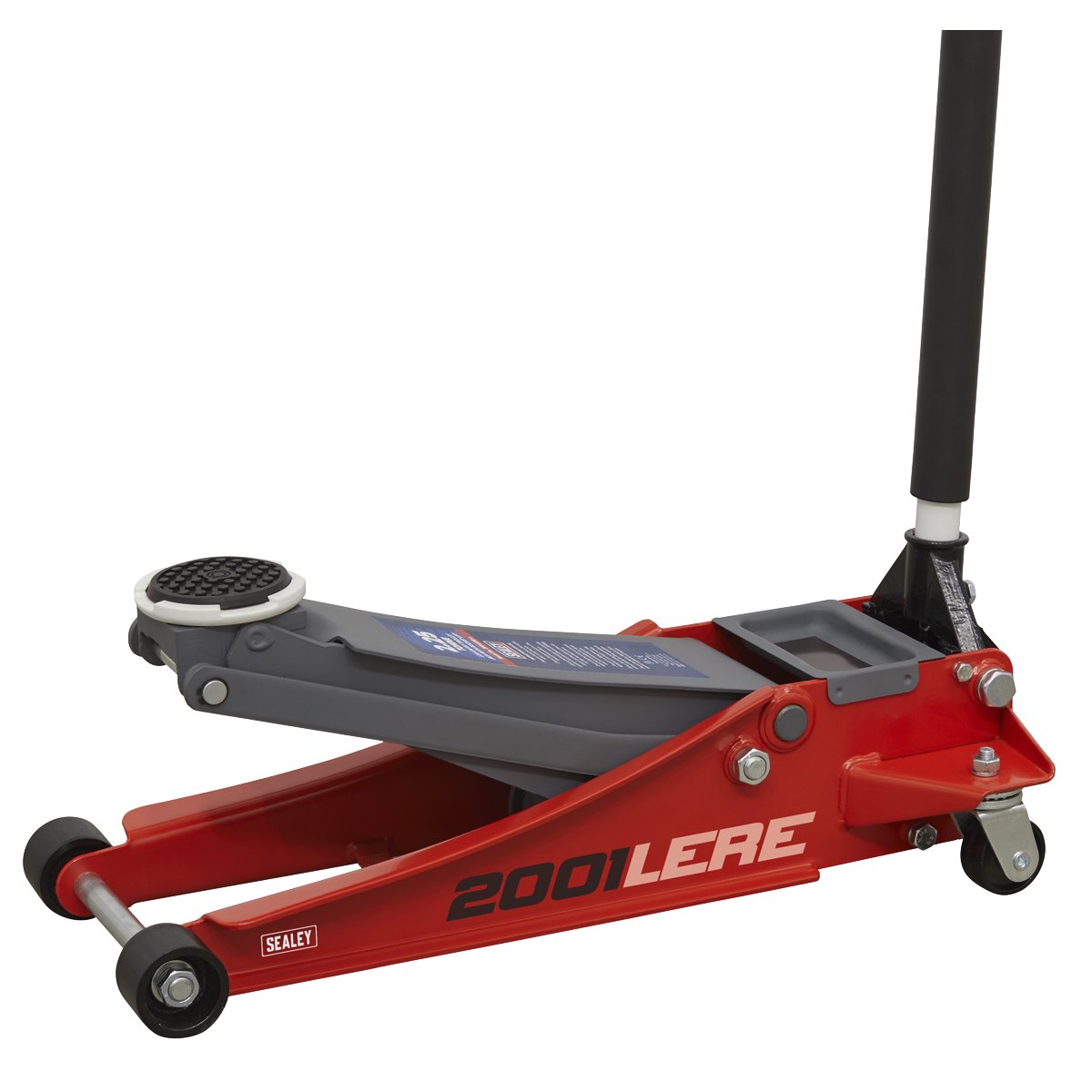 Sealey 2001LERECOMBO Trolley Jack & Cordless Impact Wrench Combo - Red