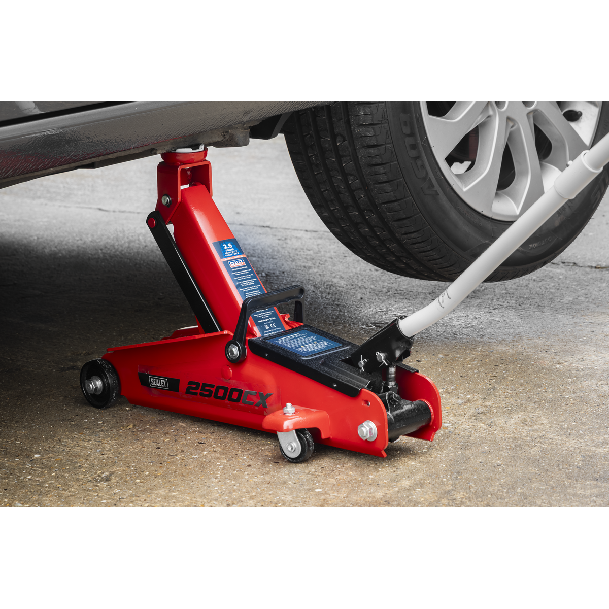 Sealey 2500CX Heavy-Duty Trolley Jack 2.5 Tonne
