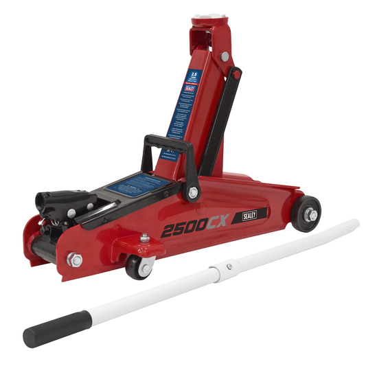 Sealey 2500CX Heavy-Duty Trolley Jack 2.5 Tonne