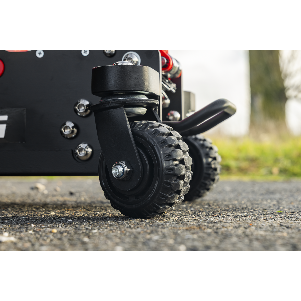 Sealey 2500RG Big Wheel Hybrid Trolley Jack for Off-Road Vehicles, SUVs, Vans & 4x4s with Super Rocket Lift 2.5 Tonne