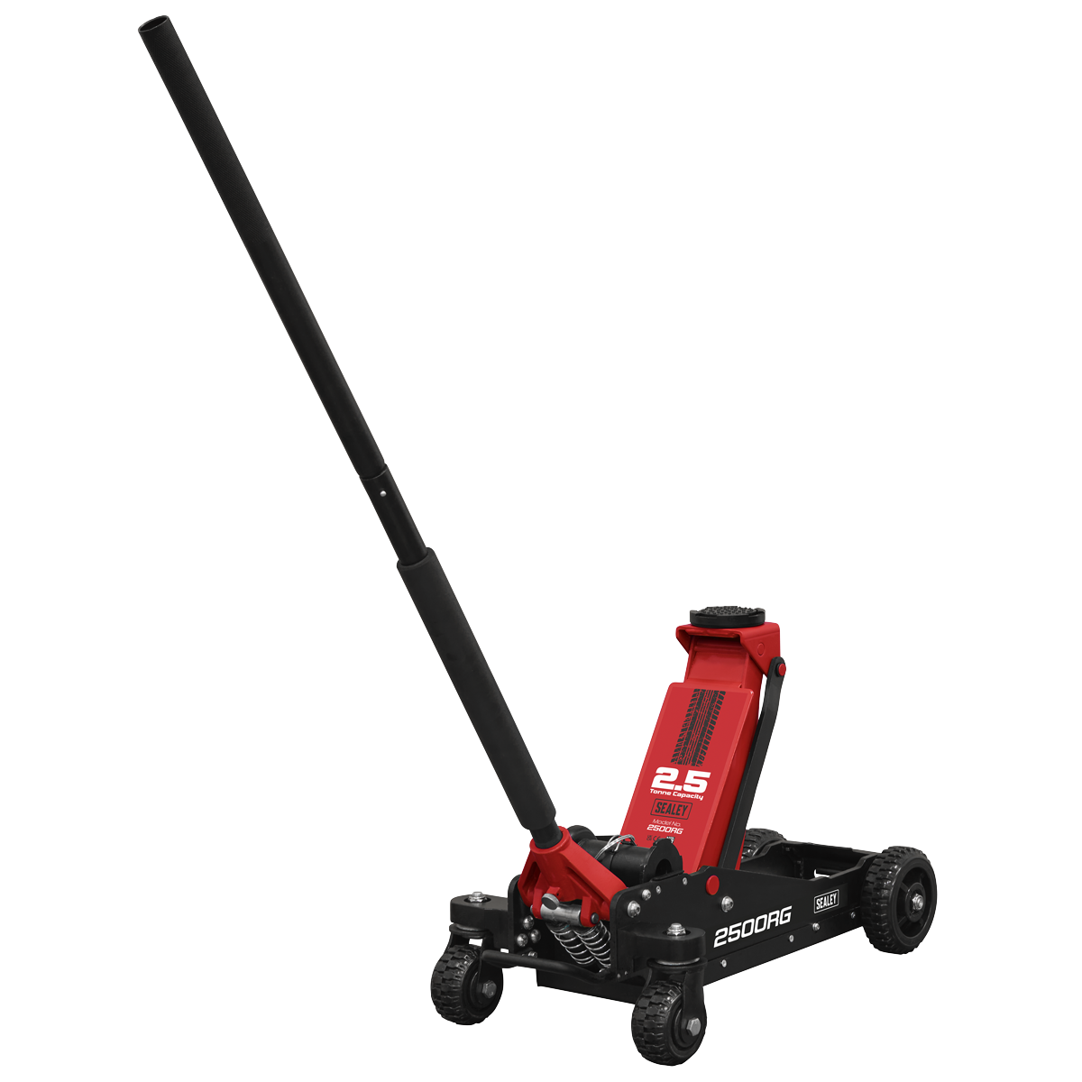 Sealey 2500RG Big Wheel Hybrid Trolley Jack for Off-Road Vehicles, SUVs, Vans & 4x4s with Super Rocket Lift 2.5 Tonne