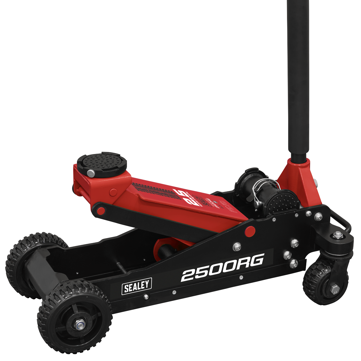 Sealey 2500RG Big Wheel Hybrid Trolley Jack for Off-Road Vehicles, SUVs, Vans & 4x4s with Super Rocket Lift 2.5 Tonne